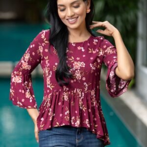 Floral Printed Casual Top