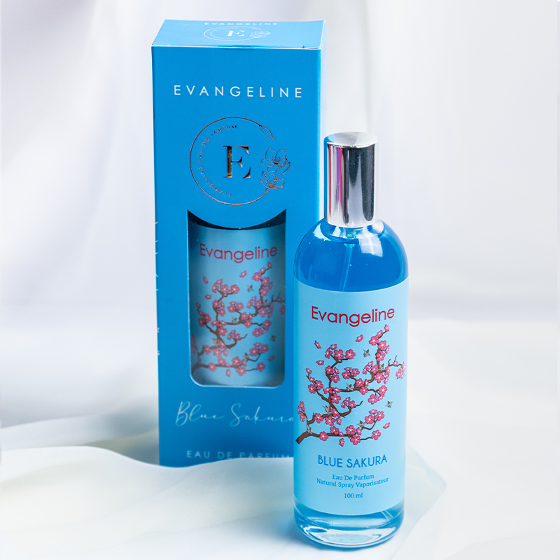 Evangeline Blue Sakura Perfume 100ml - Image 5